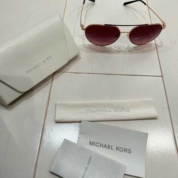 Vintage Michael Kors Burgundy sunglasses main image 8